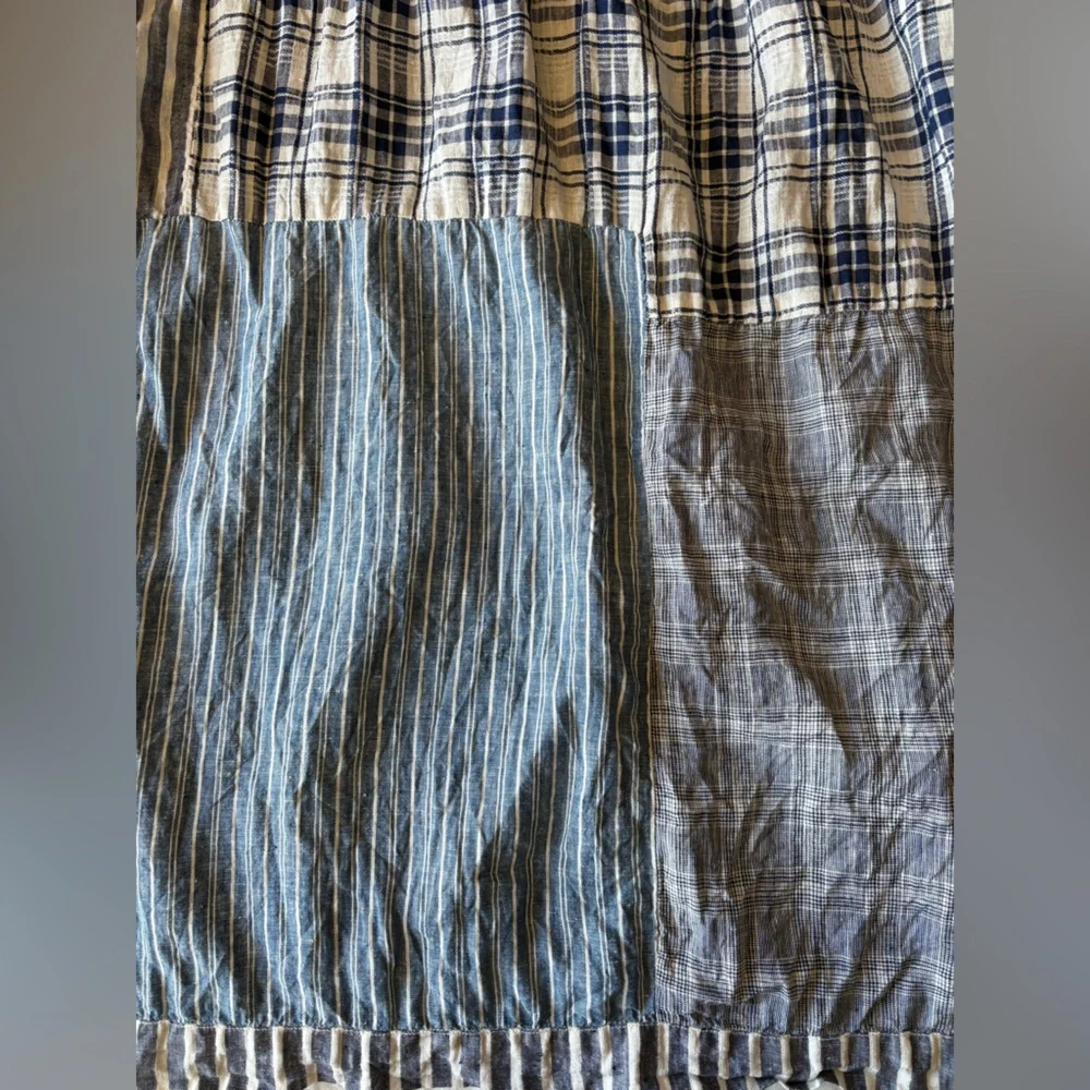 Free People CP Shades Linen Patchwork Dress - Picture 14 of 16